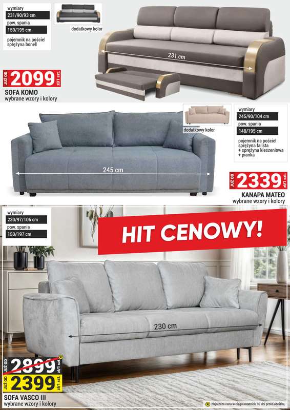 Merkury Market - gazetka promocyjna Gazetka meble wypoczynki materace od soboty 01.08 do poniedziałku 31.08 - strona 11