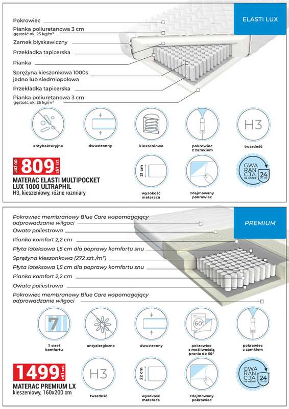 Merkury Market - gazetka promocyjna Gazetka meble wypoczynki materace od soboty 01.08 do poniedziałku 31.08 - strona 39