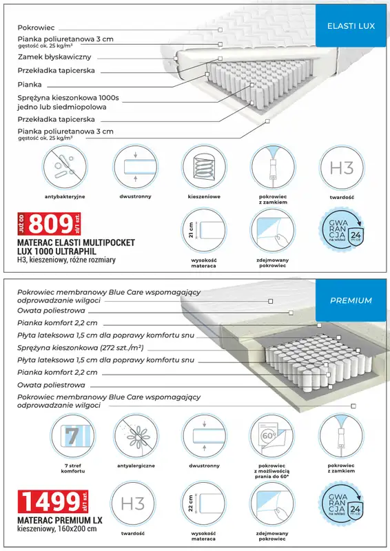 Merkury Market - gazetka promocyjna Gazetka meble wypoczynki materace od soboty 01.08 do poniedziałku 31.08 - strona 39