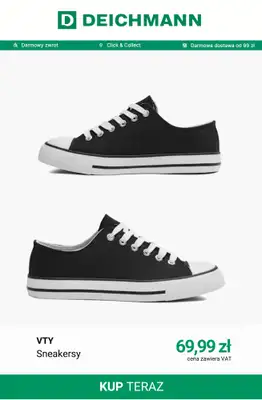 Deichmann - gazetka promocyjna Tenisówki damskie od soboty 01.08  - strona 7