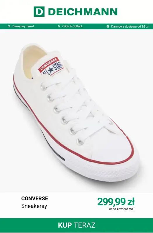 Deichmann - gazetka promocyjna Tenisówki damskie od soboty 01.08  - strona 6
