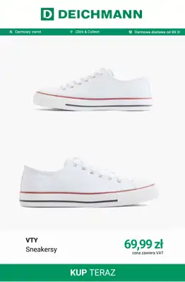 Deichmann - gazetka promocyjna Tenisówki damskie od soboty 01.08  - strona 3