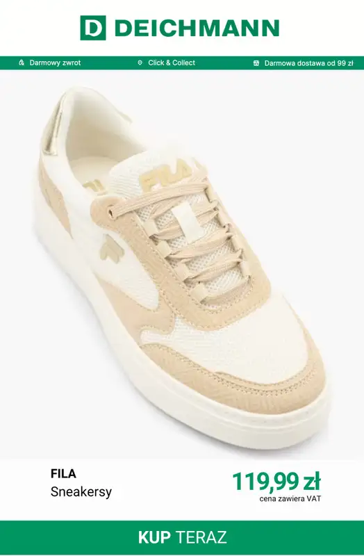 Deichmann - gazetka promocyjna Tenisówki damskie od soboty 01.08  - strona 9