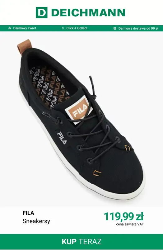 Deichmann - gazetka promocyjna Tenisówki damskie od soboty 01.08  - strona 10
