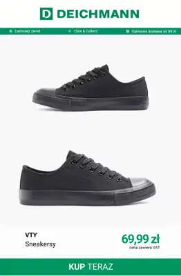 Deichmann - gazetka promocyjna Tenisówki damskie od soboty 01.08  - strona 4