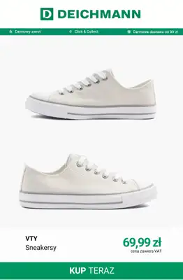 Deichmann - gazetka promocyjna Tenisówki damskie od soboty 01.08  - strona 8
