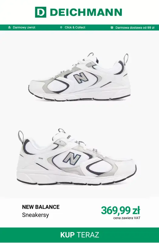 Deichmann - gazetka promocyjna Sneakersy damskie New Balance od niedzieli 02.08  - strona 6