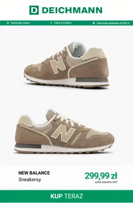 Deichmann - gazetka promocyjna Sneakersy damskie New Balance od niedzieli 02.08  - strona 5