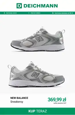 Deichmann - gazetka promocyjna Sneakersy damskie New Balance od niedzieli 02.08  - strona 4