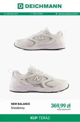 Deichmann - gazetka promocyjna Sneakersy damskie New Balance od niedzieli 02.08  - strona 7
