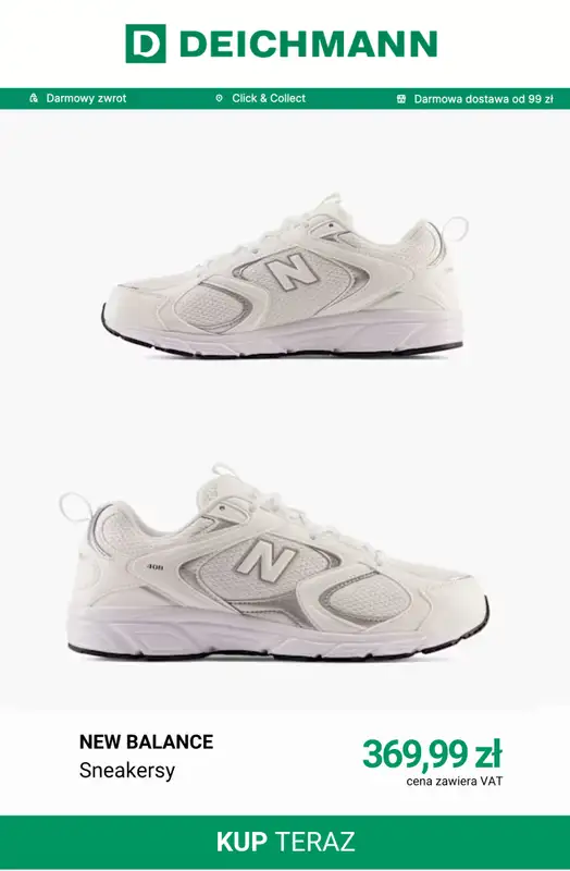 Deichmann - gazetka promocyjna Sneakersy damskie New Balance od niedzieli 02.08  - strona 7