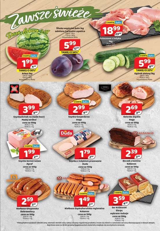 Delfin - gazetka promocyjna Gazetka od piątku 31.07 do niedzieli 09.08 - strona 2