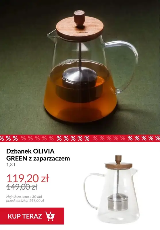Homla - gazetka promocyjna Dzbanki do herbaty od soboty 01.08  - strona 10