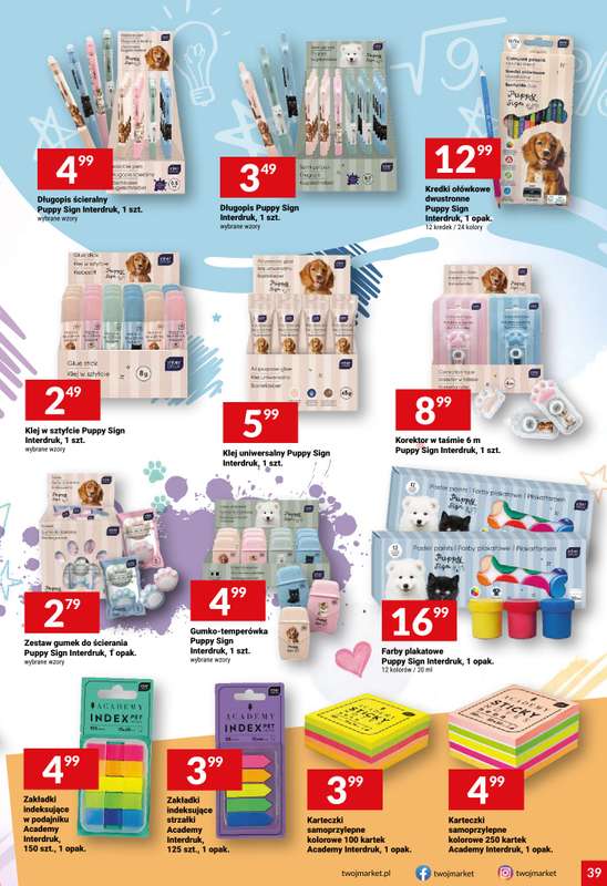 Twój Market - gazetka promocyjna Gazetka od środy 29.07 do wtorku 04.08 - strona 39