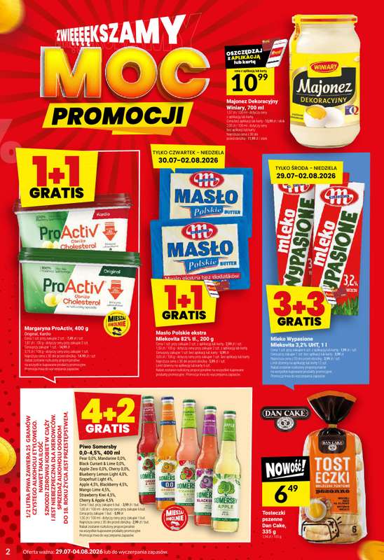 Twój Market - gazetka promocyjna Gazetka od środy 29.07 do wtorku 04.08 - strona 2