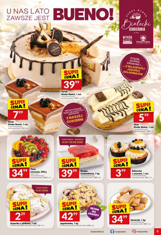 Twój Market - gazetka promocyjna Gazetka od środy 29.07 do wtorku 04.08 - strona 9