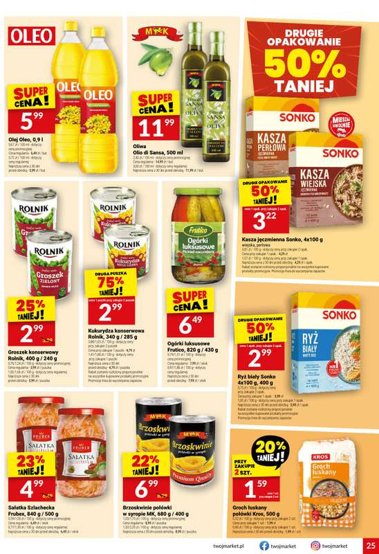 Twój Market - gazetka promocyjna Gazetka od środy 29.07 do wtorku 04.08 - strona 25