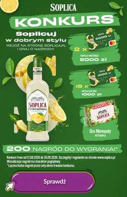 Lidl - gazetka promocyjna Soplica - kup w Lidlu od soboty 01.08 do piątku 07.08