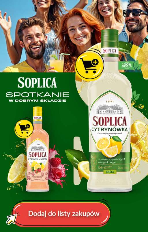 Lidl - gazetka promocyjna Soplica - kup w Lidlu od soboty 01.08 do piątku 07.08 - strona 8