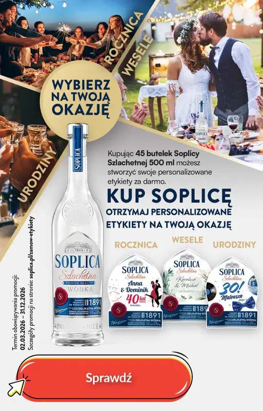 Lidl - gazetka promocyjna Soplica - kup w Lidlu od soboty 01.08 do piątku 07.08 - strona 9