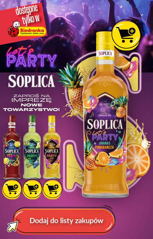 Biedronka - gazetka promocyjna Soplica - kup w Biedronce od soboty 01.08 do piątku 07.08 - strona 3