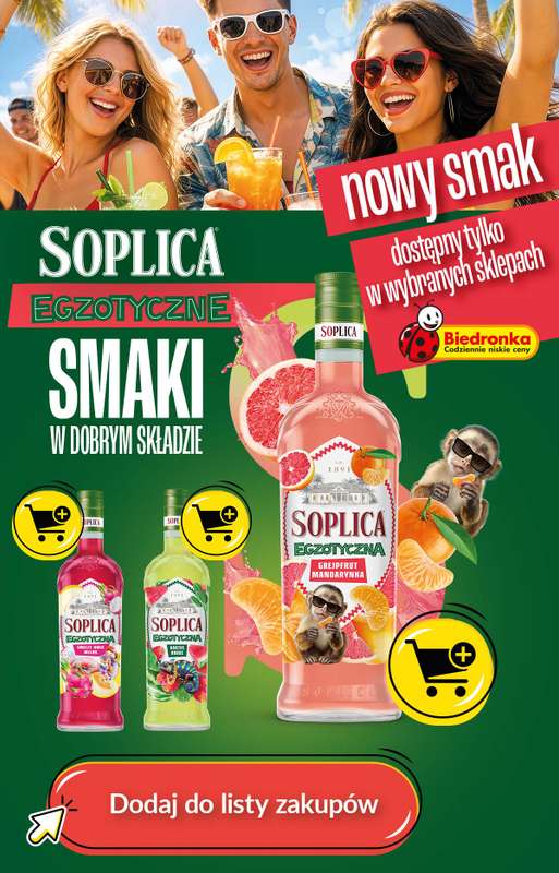 Biedronka - gazetka promocyjna Soplica - kup w Biedronce od soboty 01.08 do piątku 07.08 - strona 2