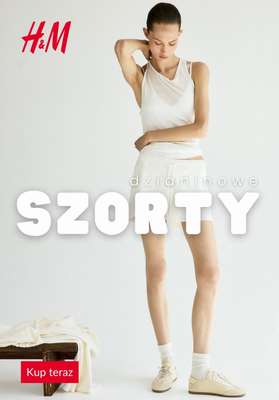 H&M - gazetka promocyjna Dzianinowe szorty damskie od piątku 31.07 