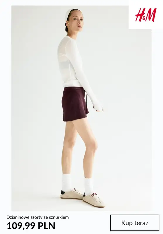 H&M - gazetka promocyjna Dzianinowe szorty damskie od piątku 31.07  - strona 7