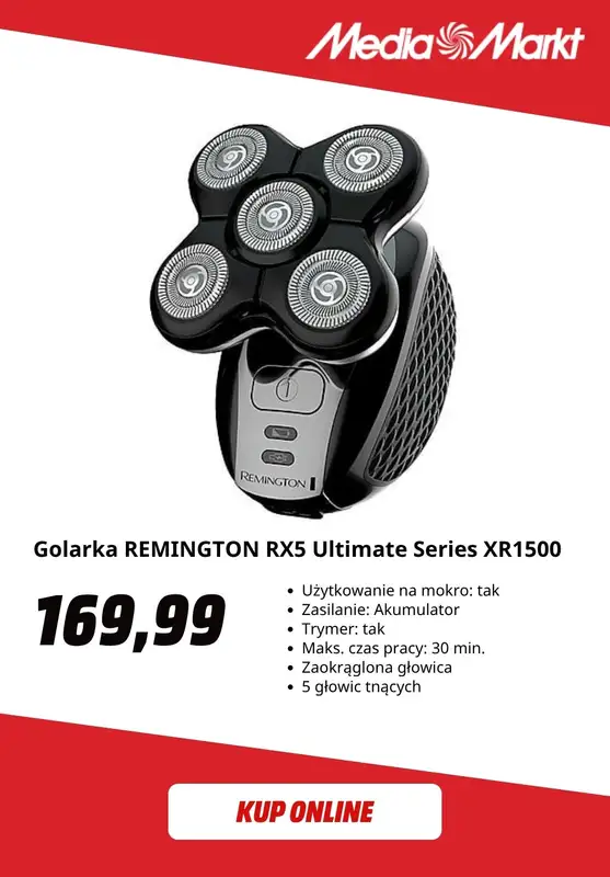 Media Markt - gazetka promocyjna Golarki elektryczne od piątku 31.07 do czwartku 06.08 - strona 6