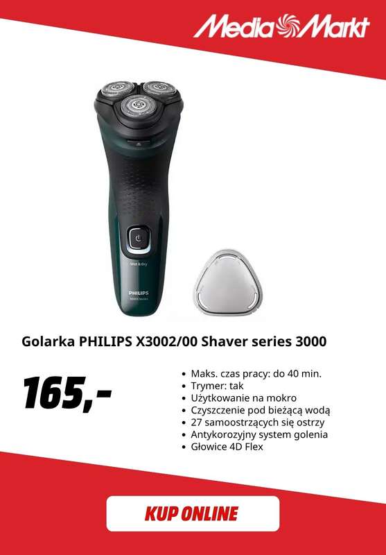 Media Markt - gazetka promocyjna Golarki elektryczne od piątku 31.07 do czwartku 06.08 - strona 2