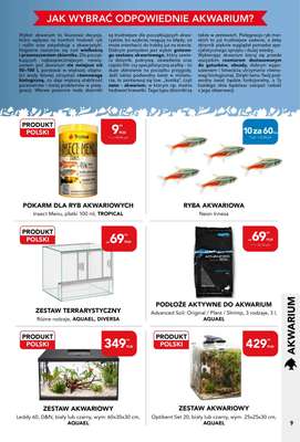 Aquael zoo - gazetka promocyjna Gazetka od soboty 01.08 do poniedziałku 31.08 - strona 9