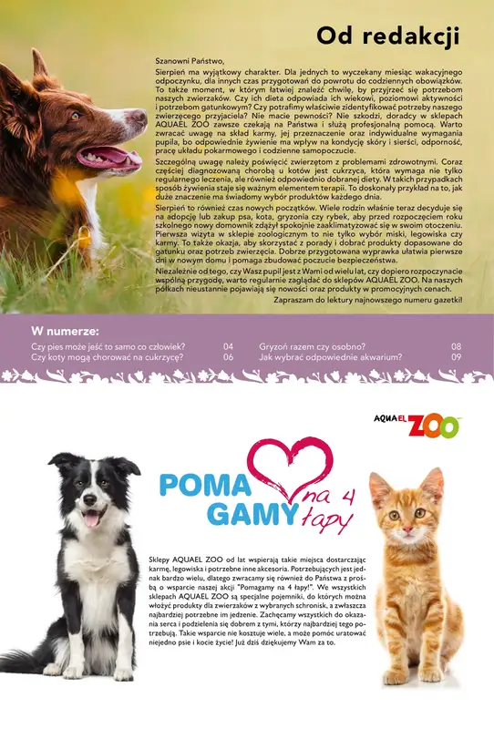 Aquael zoo - gazetka promocyjna Gazetka od soboty 01.08 do poniedziałku 31.08 - strona 3