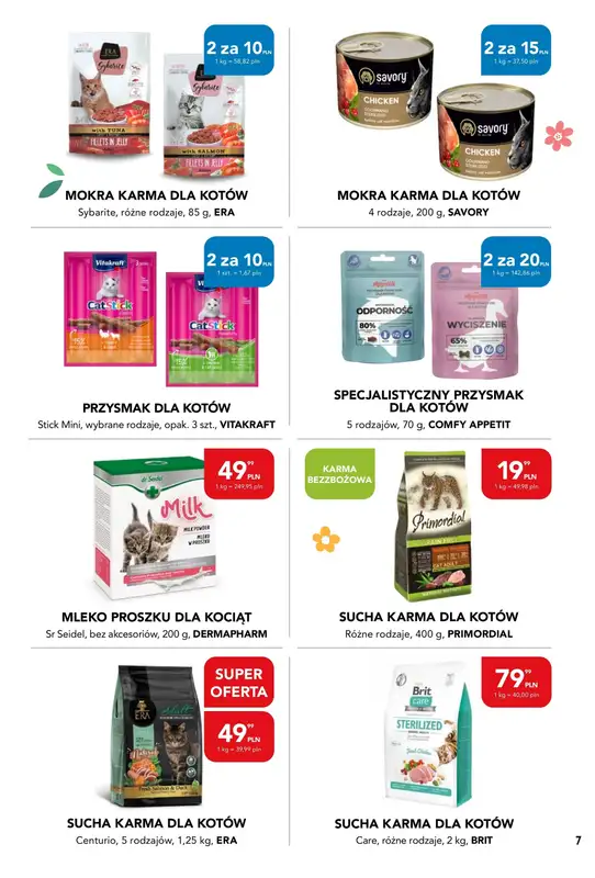 Aquael zoo - gazetka promocyjna Gazetka od soboty 01.08 do poniedziałku 31.08 - strona 7