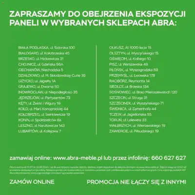 Abra Meble - gazetka promocyjna Panele, lamele, kamień od piątku 31.07 do niedzieli 16.08 - strona 22