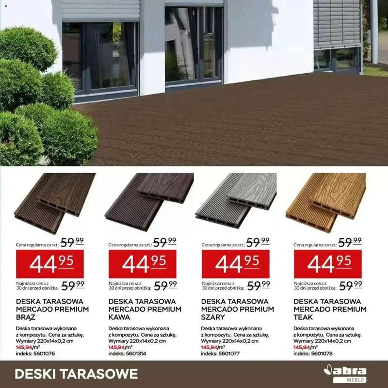 Abra Meble - gazetka promocyjna Panele, lamele, kamień od piątku 31.07 do niedzieli 16.08 - strona 17