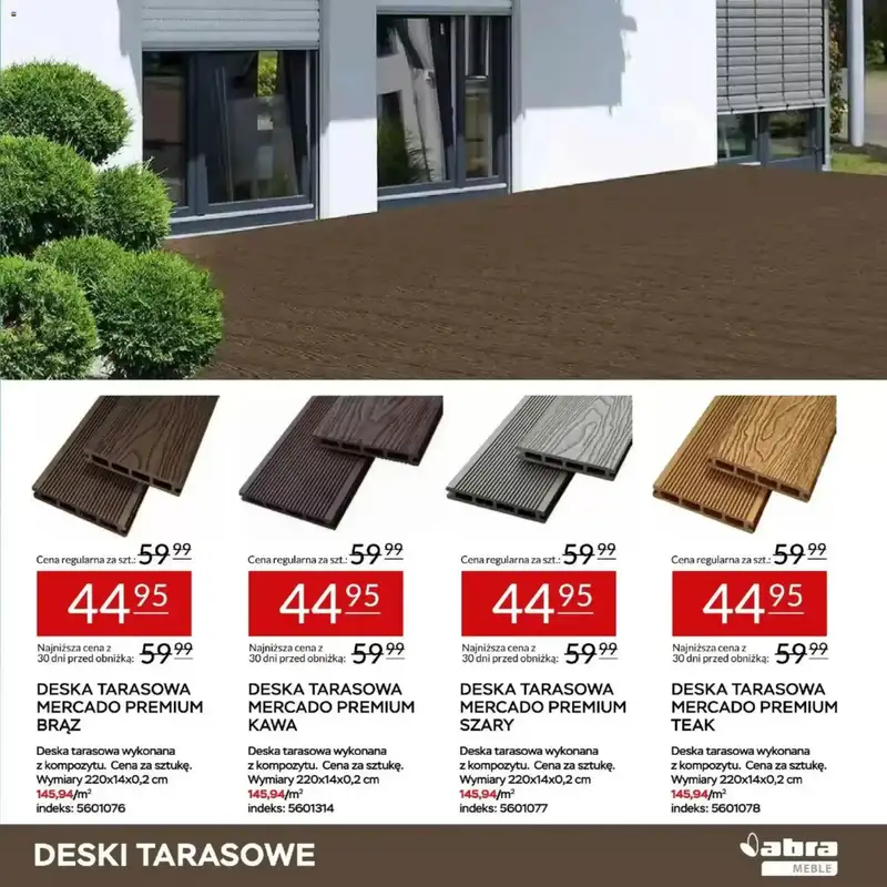 Abra Meble - gazetka promocyjna Panele, lamele, kamień od piątku 31.07 do niedzieli 16.08 - strona 17