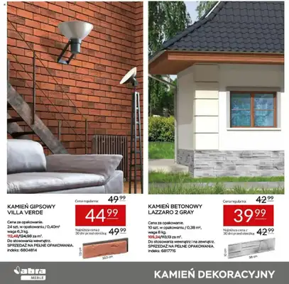 Abra Meble - gazetka promocyjna Panele, lamele, kamień od piątku 31.07 do niedzieli 16.08 - strona 18