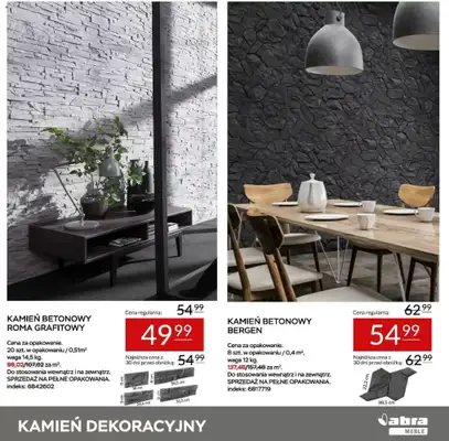 Abra Meble - gazetka promocyjna Panele, lamele, kamień od piątku 31.07 do niedzieli 16.08 - strona 21