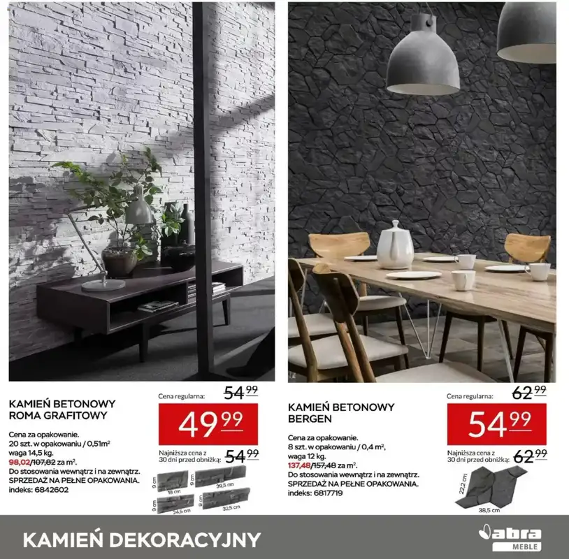 Abra Meble - gazetka promocyjna Panele, lamele, kamień od piątku 31.07 do niedzieli 16.08 - strona 21