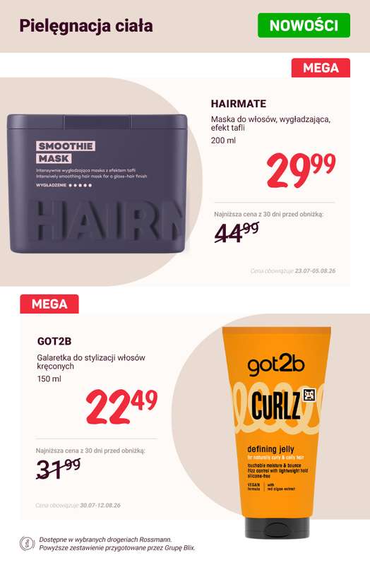 Rossmann - gazetka promocyjna Nowości na promocji! od soboty 01.08  - strona 10