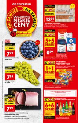 Biedronka - gazetka promocyjna Od czwartku od czwartku 30.07 do środy 05.08