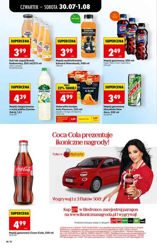 Biedronka - gazetka promocyjna Od czwartku od czwartku 30.07 do środy 05.08 - strona 68