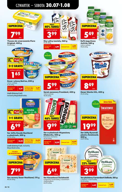 Biedronka - gazetka promocyjna Od czwartku, Z ladą tradycyjną od czwartku 30.07 do środy 05.08 - strona 52