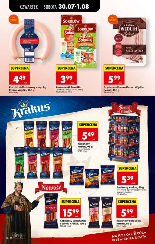 Biedronka - gazetka promocyjna Od czwartku, Z ladą tradycyjną od czwartku 30.07 do środy 05.08 - strona 50