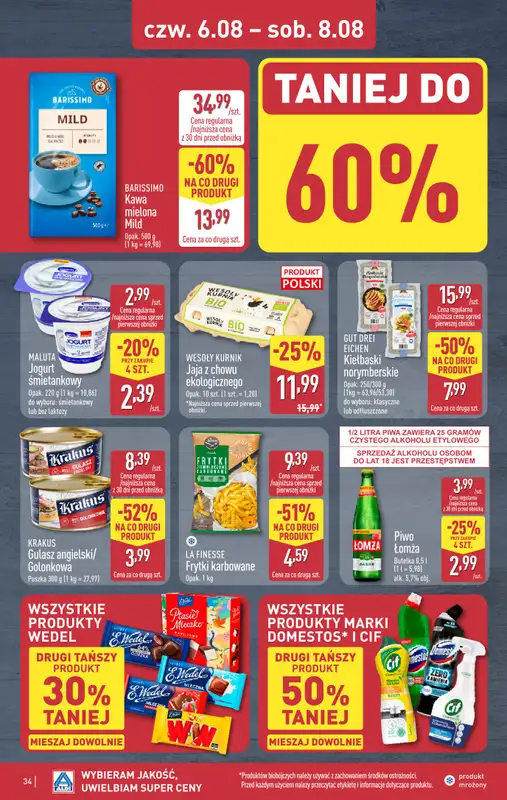 Aldi - gazetka promocyjna Pełny katalog! od poniedziałku 03.08 do soboty 08.08 - strona 34