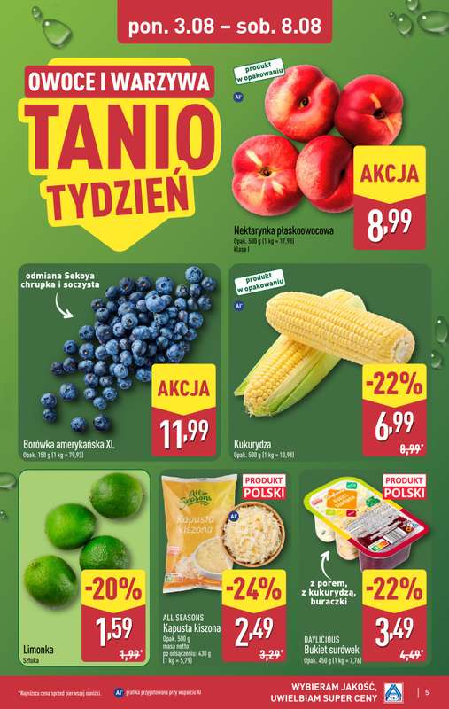 Aldi - gazetka promocyjna Pełny katalog! od poniedziałku 03.08 do soboty 08.08 - strona 5