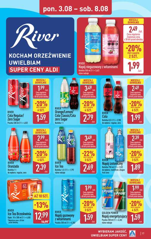 Aldi - gazetka promocyjna Pełny katalog! od poniedziałku 03.08 do soboty 08.08 - strona 17