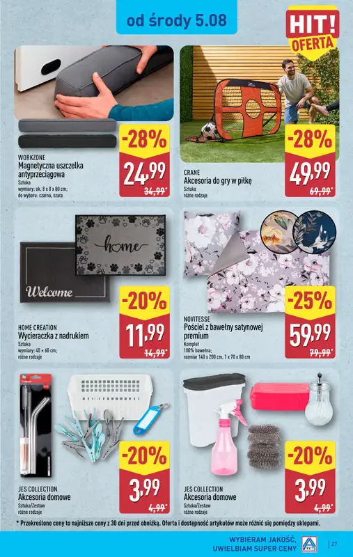 Aldi - gazetka promocyjna Pełny katalog! od poniedziałku 03.08 do soboty 08.08 - strona 27