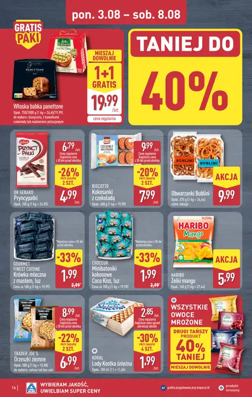 Aldi - gazetka promocyjna Pełny katalog! od poniedziałku 03.08 do soboty 08.08 - strona 16