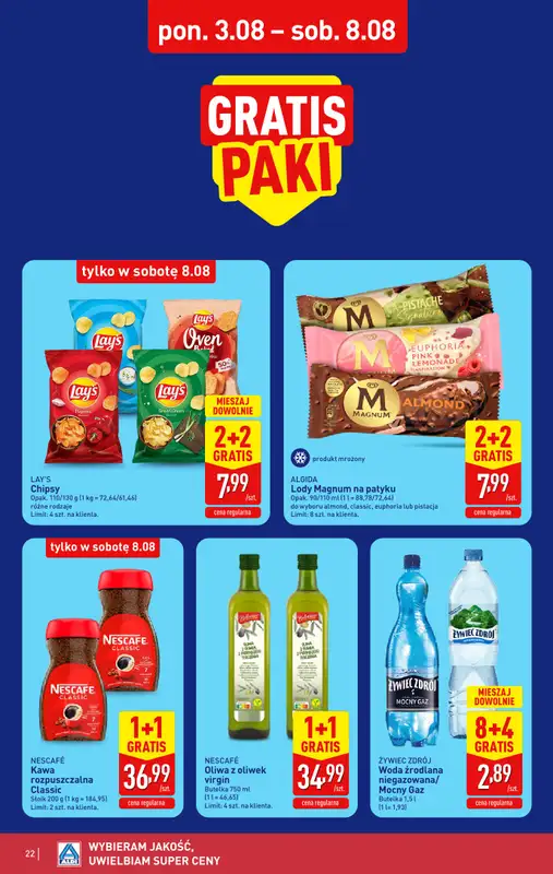 Aldi - gazetka promocyjna Pełny katalog! od poniedziałku 03.08 do soboty 08.08 - strona 22